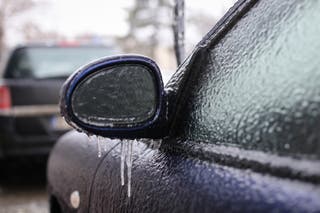 Freezing rain is a rare phenomenon